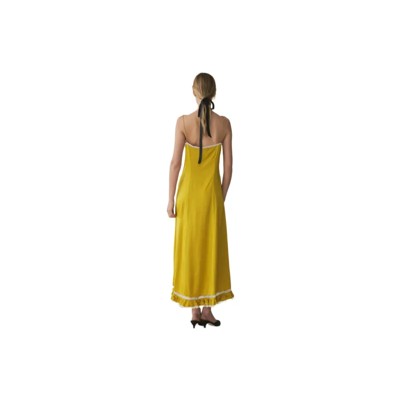 DOEN CELANO DRESS Slip Dresses Women's Gold-2