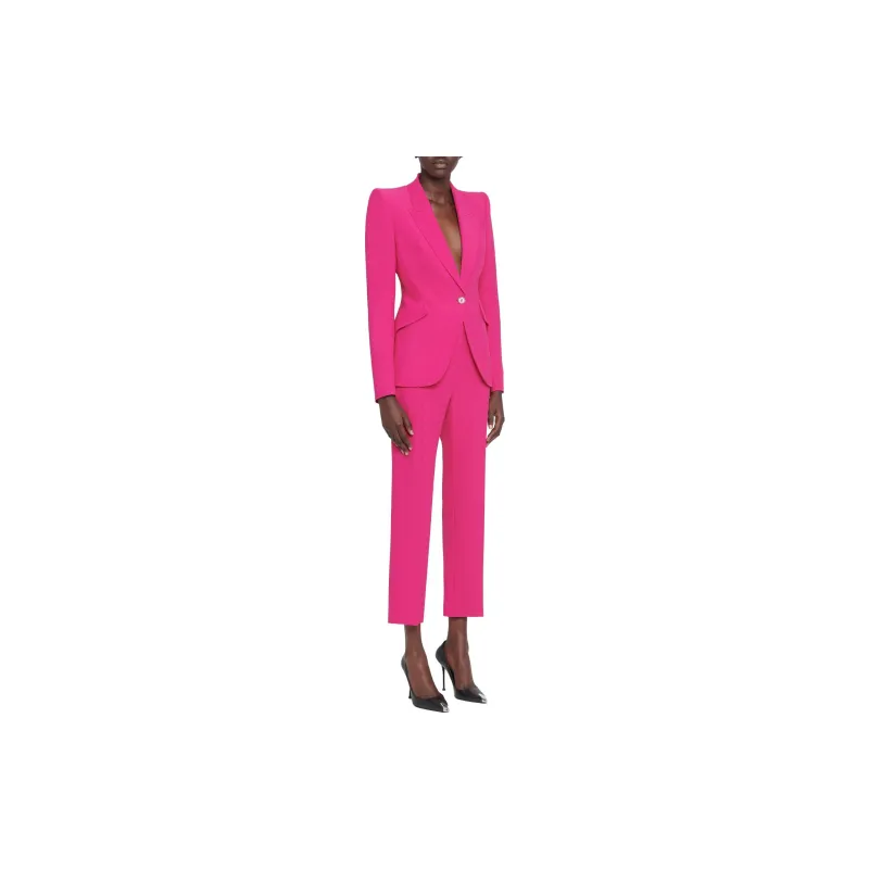 Alexander McQueen Slim Fit Tailored Trousers-3