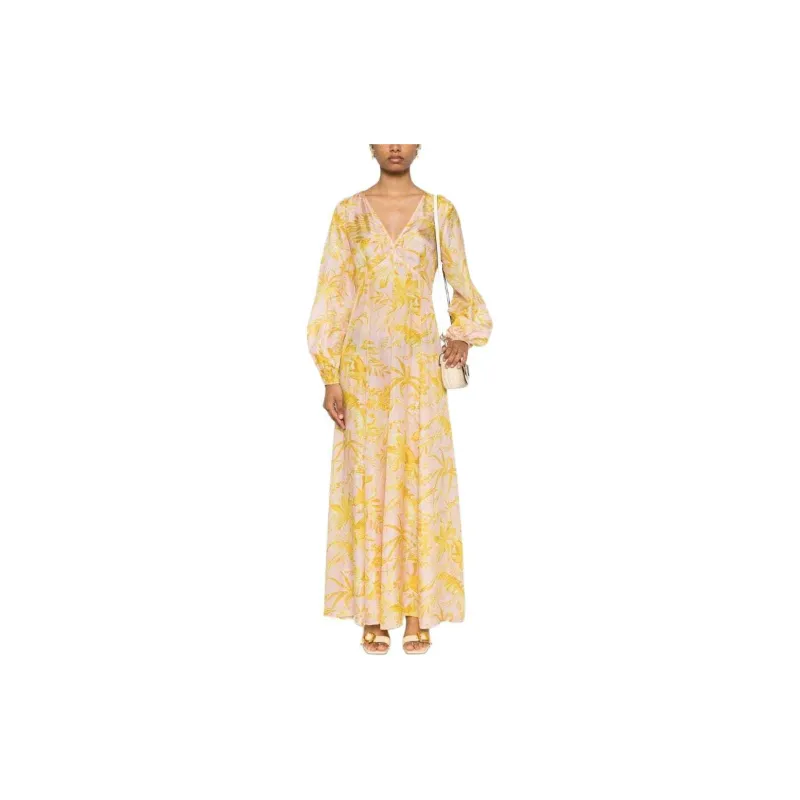 Zimmermann Golden Floral print Maxi Dress-1