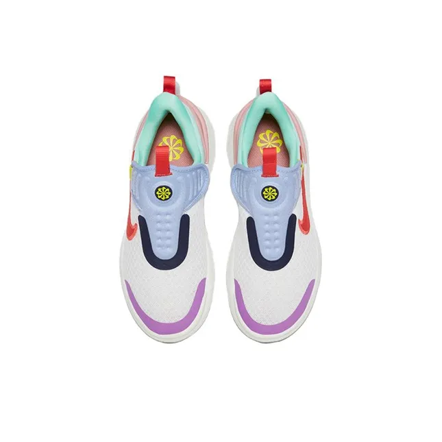 Nike E Series 1.0 Slip Resistant Shock Absorbers Low Top Kids' Running Shoes White Red Unisex-4