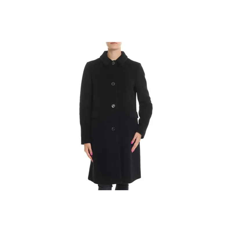 EMPORIO ARMANI Coats Women's Black-1