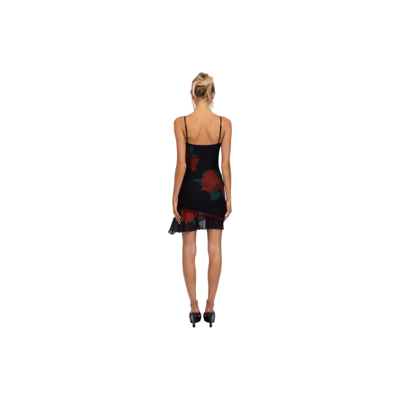 Tiger Mist CARLY DRESS Slip Dresses Women's BLACK/Black-3