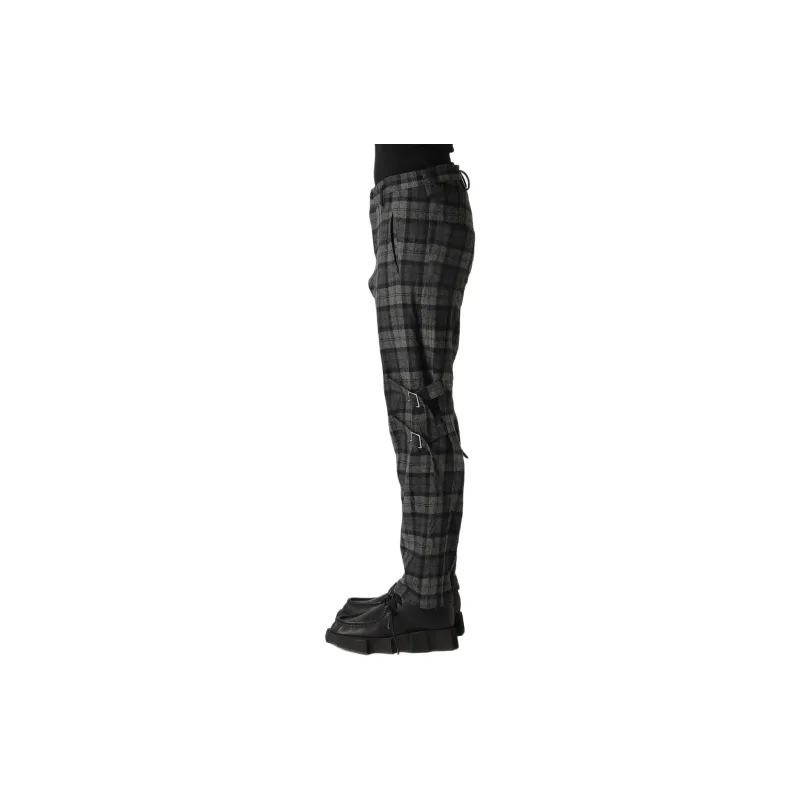 Yohji Yamamoto FW24 Casual Pants Women's Gray-4