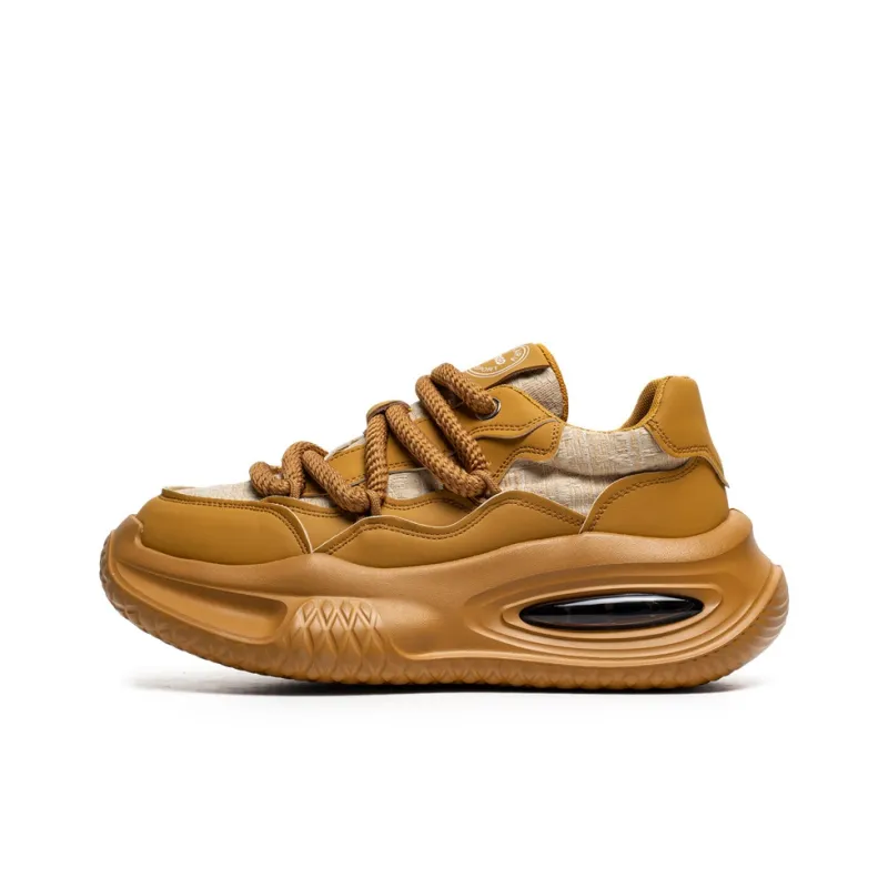 GNVA Wear-Resistant Slip-Resistant Lightweight Low-Top Chunky Sneakers Men's Box Included-1