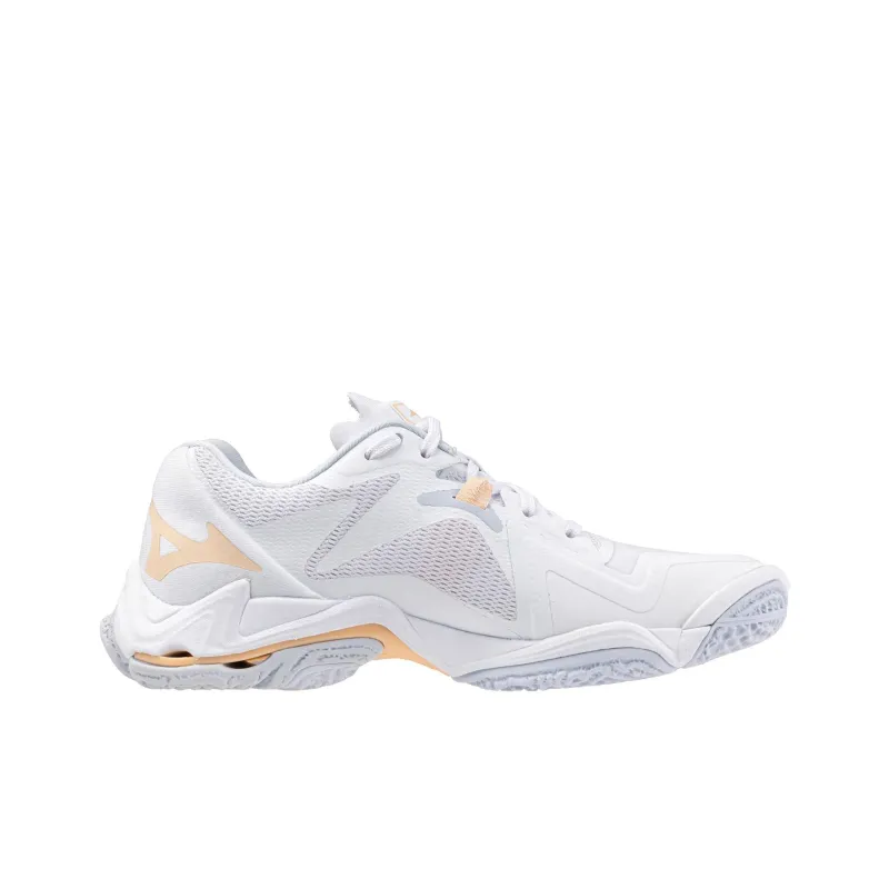 Mizuno Women's Wave Lightning Z8 'White Navy Peach Parfait' Women's-1