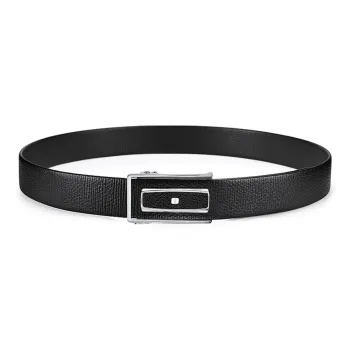 ROBERTA DI CAMERINO Cow Leather Belts Men's 3.4CM Writing A Greeting Card With Printed Photos