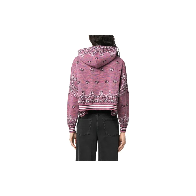 AMIRI Logo Embroidered Knitted Hoodie-3