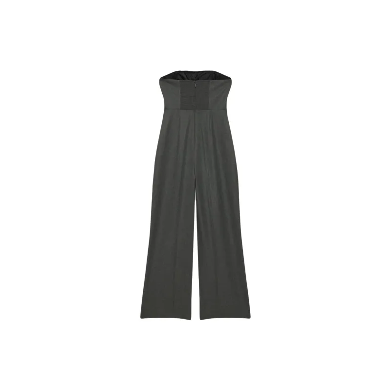 ARITZIA Wilfred Endless Jumpsuit Jumpsuit Women's Heather Charcoal/Stone Phoebe Zhennan Charcoal-1