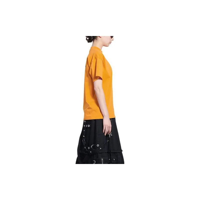 Balenciaga SS22 T-Shirt Regular Fit Women's Orange-5
