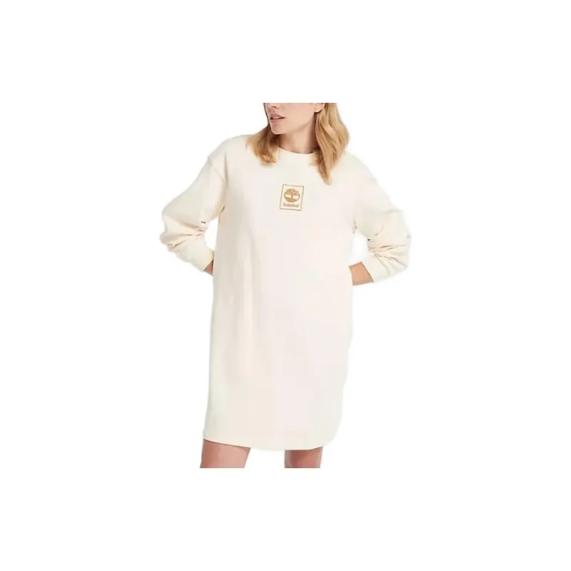 Timberland Long-Sleeved Dresses Women's White-2