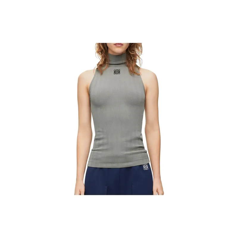 LOEWE High Neck Top Sparkling 'Grey'-2