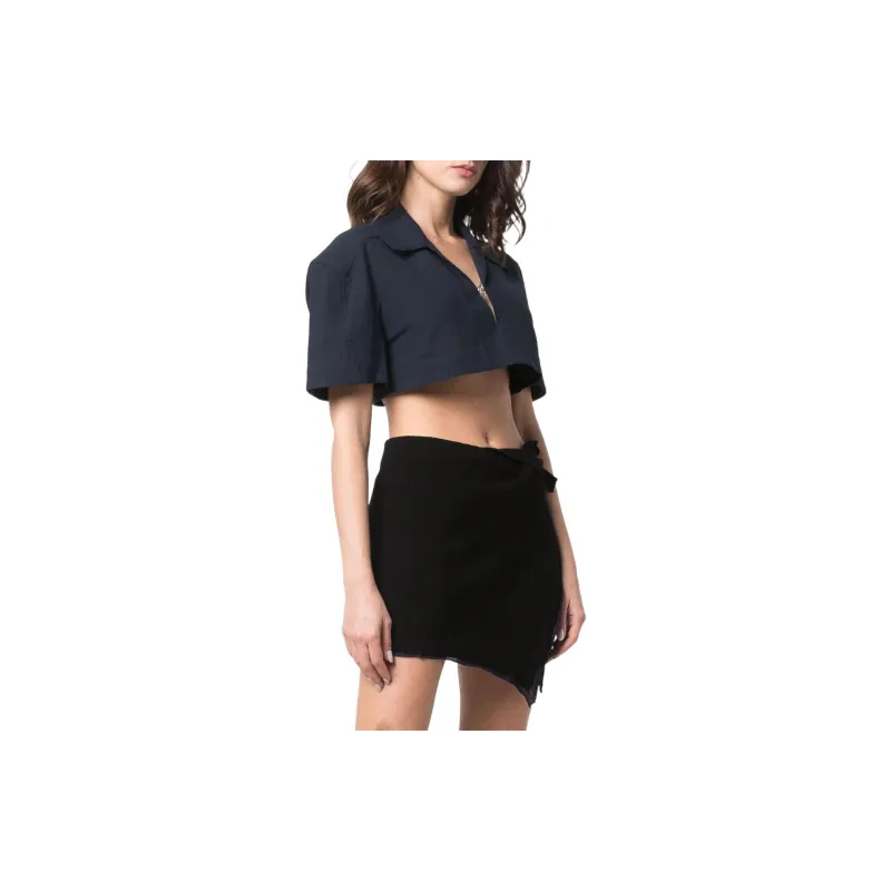 Jacquemus Le Haut Bebi Cropped Shirt-3