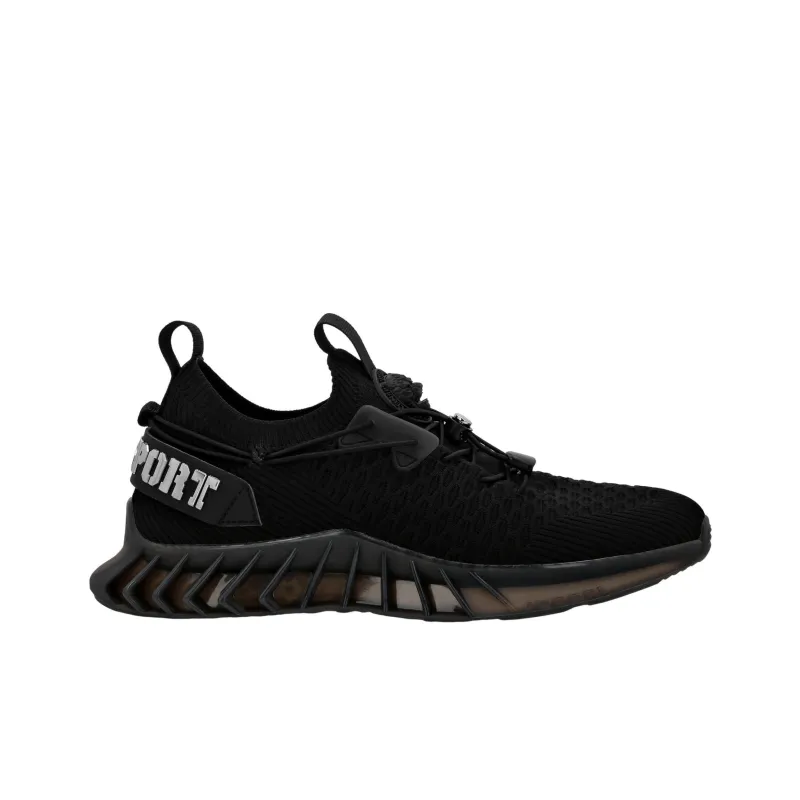 PLEIN SPORT Abrasion Resistant Low Top Casual Shoes Unisex Black-1