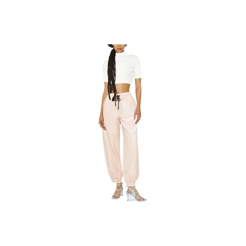 FENDI Knitted Sweatpants Women's Pink-1