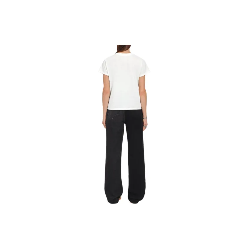 MM6 Maison Margiela Numeric Printed Crewneck T Shirt-2