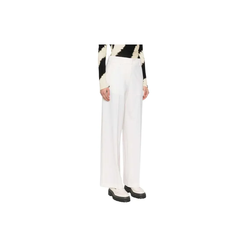 MSGM High Waist Straight Leg Tailored Trousers-3