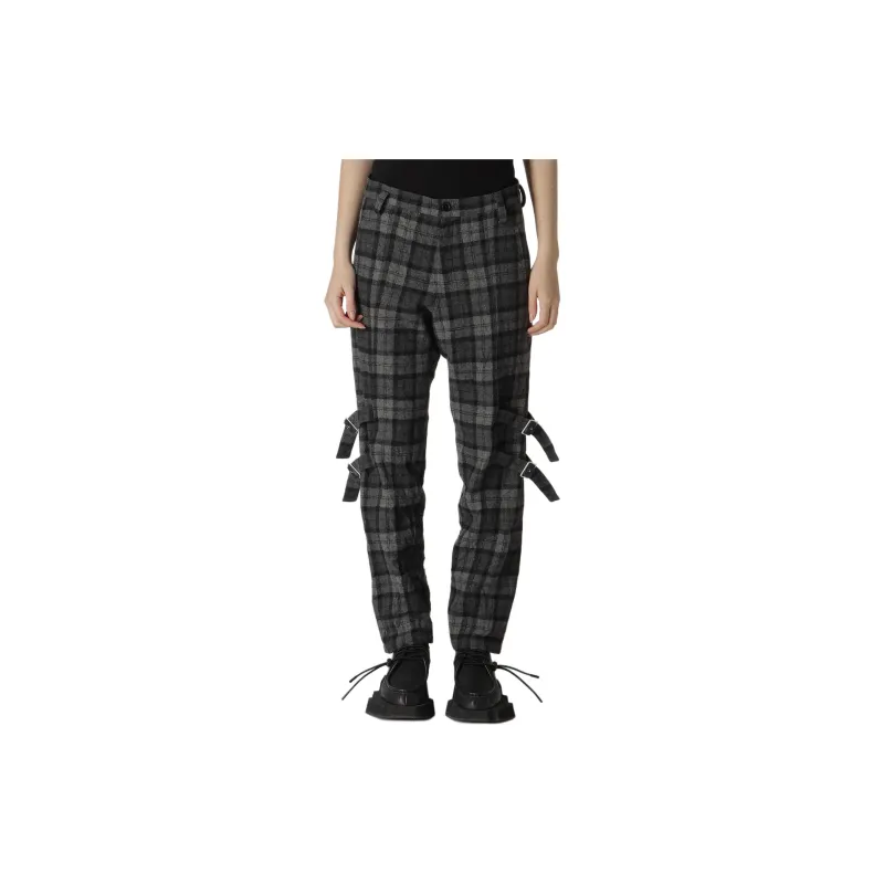 Yohji Yamamoto FW24 Casual Pants Women's Gray-2