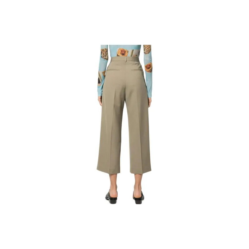 Acne Studios Knitted Sweatpants Women's Green-2