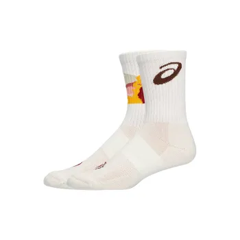 Asics MOUNTAIN SPORT CREW Mid-Calf Socks Unisex 2 Pack Oat Mixed Color