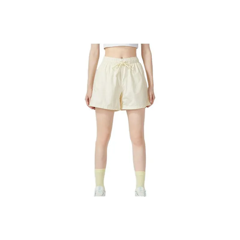 Nike Women's Repel Mid-Rise Shorts White-2