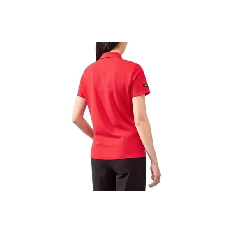 Anta Variety Training Collection Polo Shirt Women's Classic Red-3