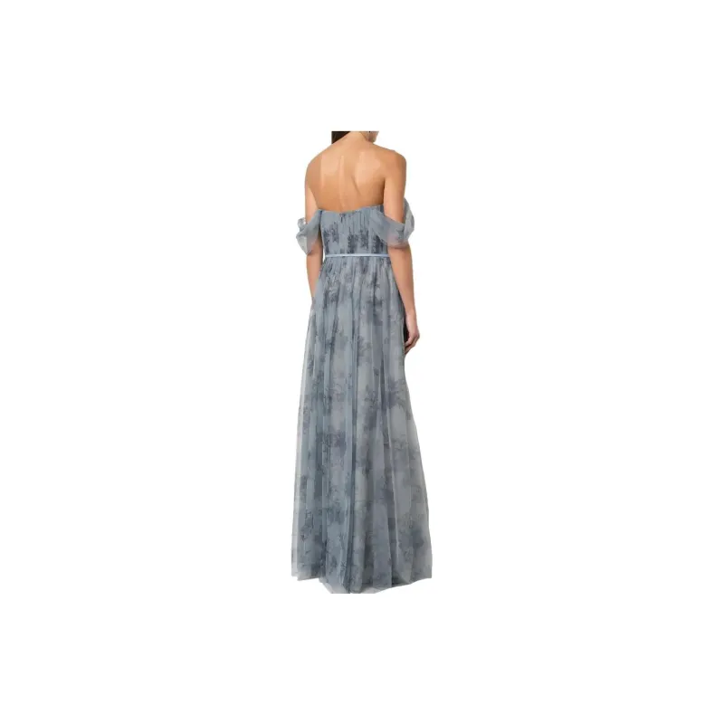 Marchesa Notte Sleeveless Dresses Women's Slate Gray-2