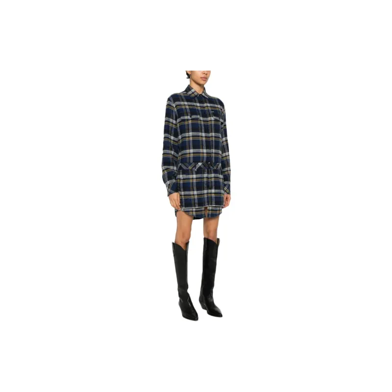 DSQUARED 2 Plaid check Mini Dress-3