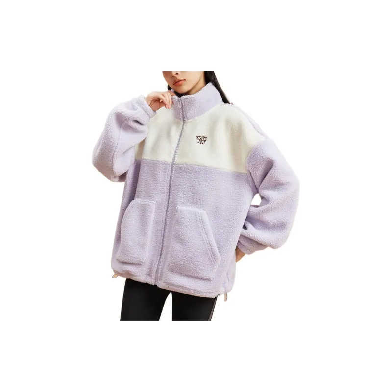 ANTA Life Collection Velvet Jackets Women's Purple-1