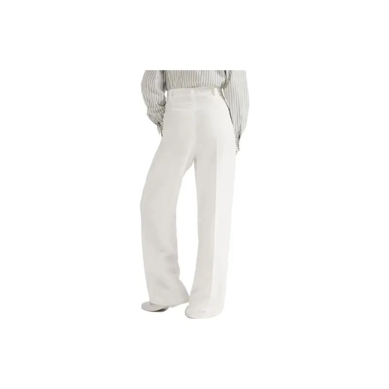 Brunello Cucinelli High Waisted Wide Leg Trousers-3