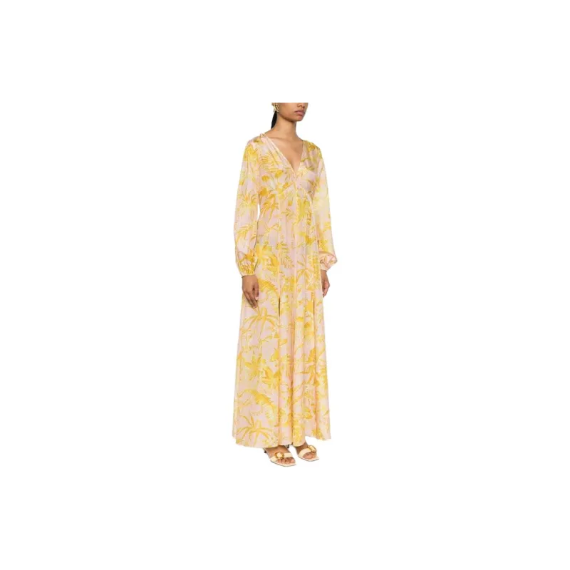 Zimmermann Golden Floral print Maxi Dress-3