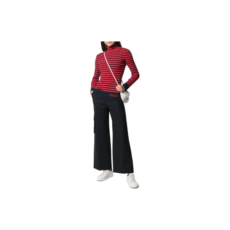 Moncler Striped High neck Jumper-1