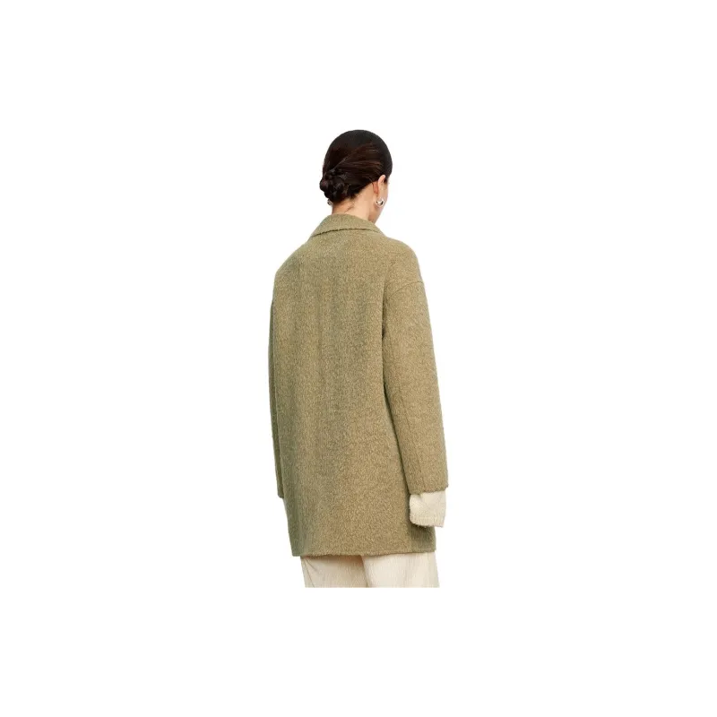 JZ. ANNAKRO Coats Women's Yellow Green-1