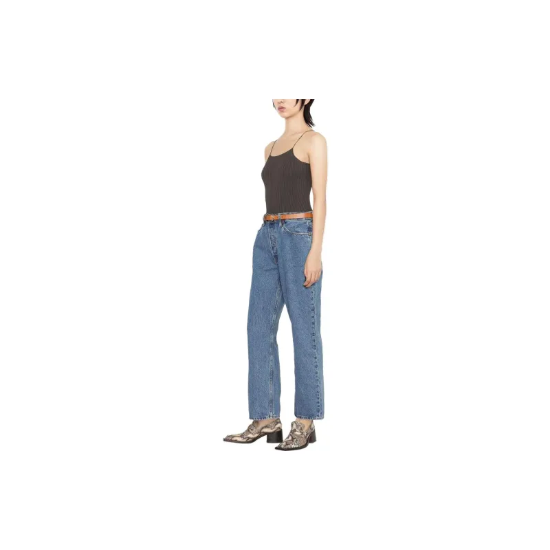 RE/DONE High waisted Straight leg Jeans-3
