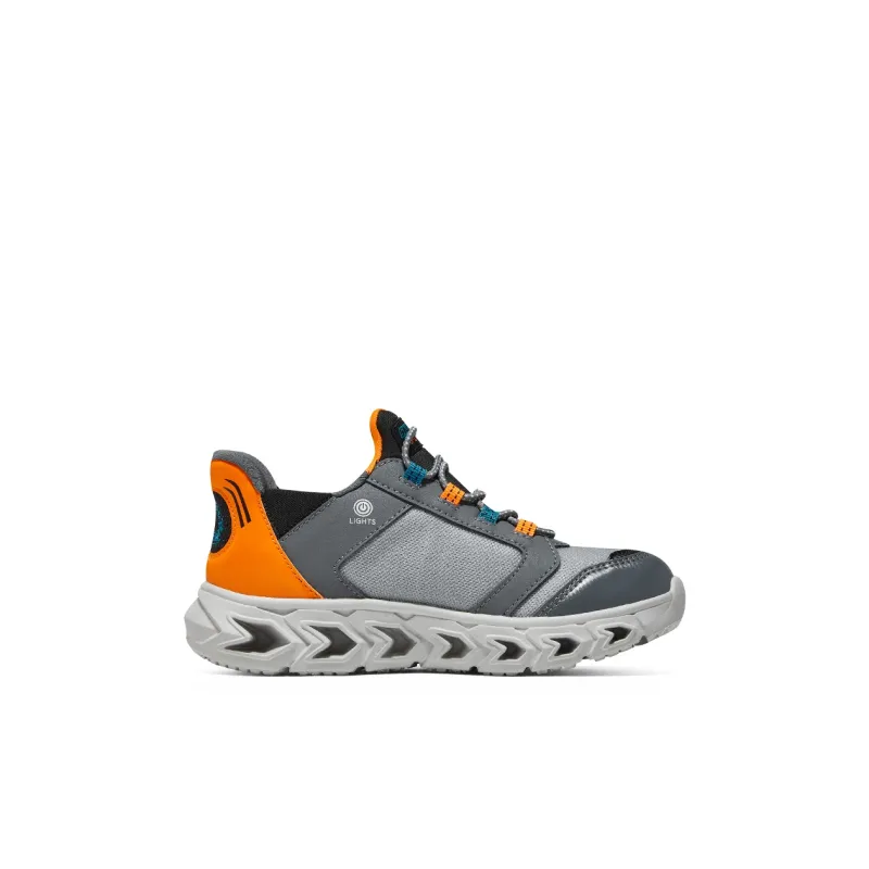 Skechers Hands Free Slip Ins Boys Anti Slip Wear Resistant Kids Lifestyle Shoes Charcoal Gray/Orange Kids'-1