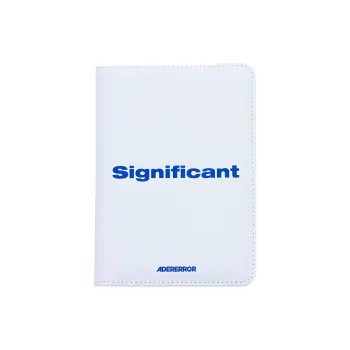 ADER ERROR Polyester With Polyurethane Wallet, Passport Holder Regular Unisex Gray White