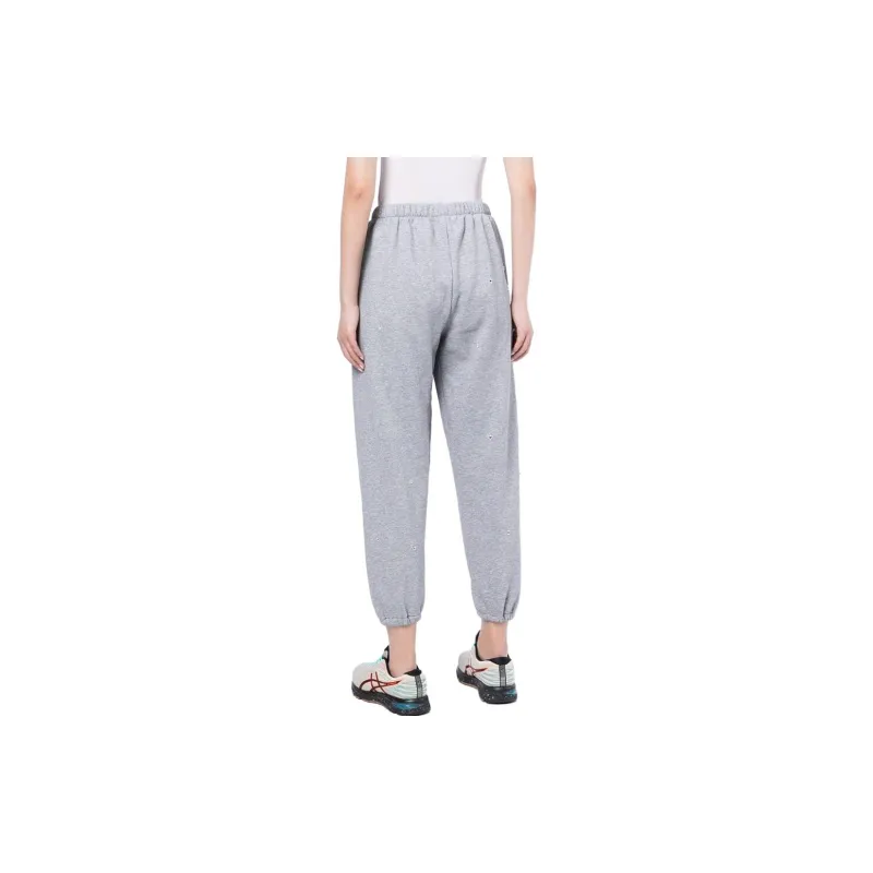 NATASHA ZINKO Distressed Slogan-print Track Pants-3