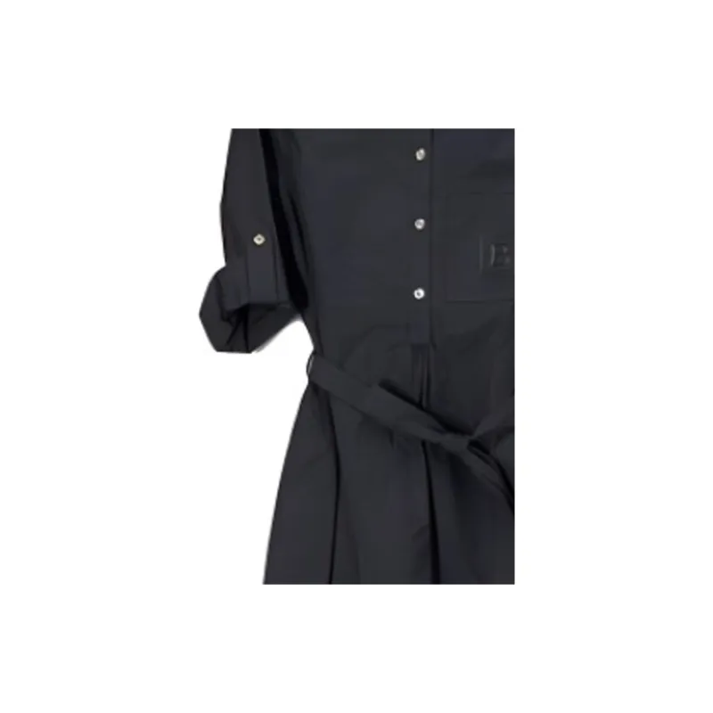 Burberry Short Sleeved Dresses Women's Black 80529331-3