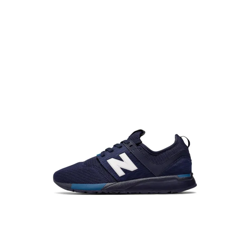 New Balance Anti Slip Wear Resistant Low Top Kids' Running Shoes Marine Blue Kids'-0
