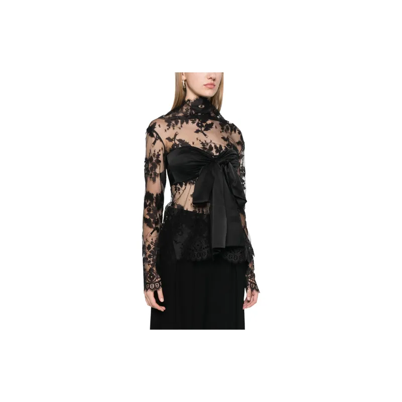 Zimmermann Illustration Lace Bow Bodice-1