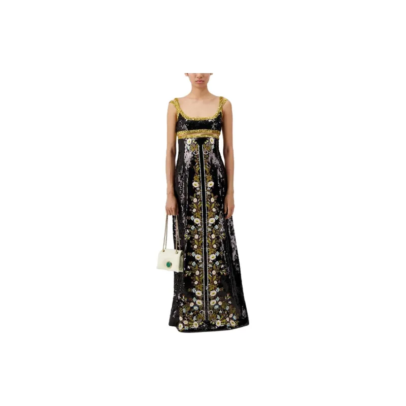 GIAMBATTISTA VALLI Slip Dresses Women's Black-1