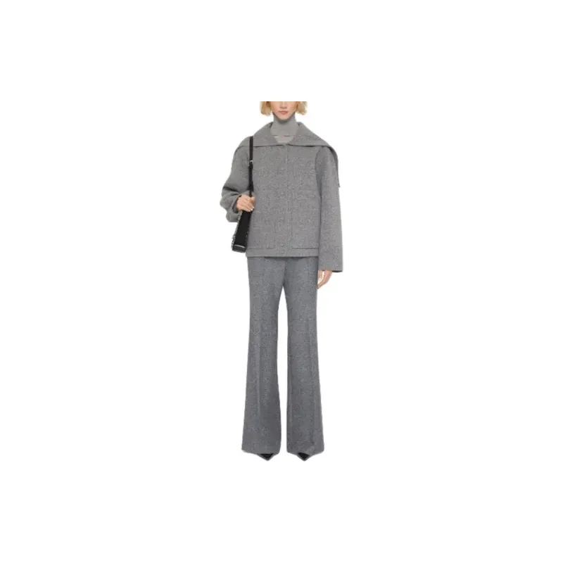 Givenchy Loose Fit Blouson With Splitable Hood 'Light Grey Melange'-3