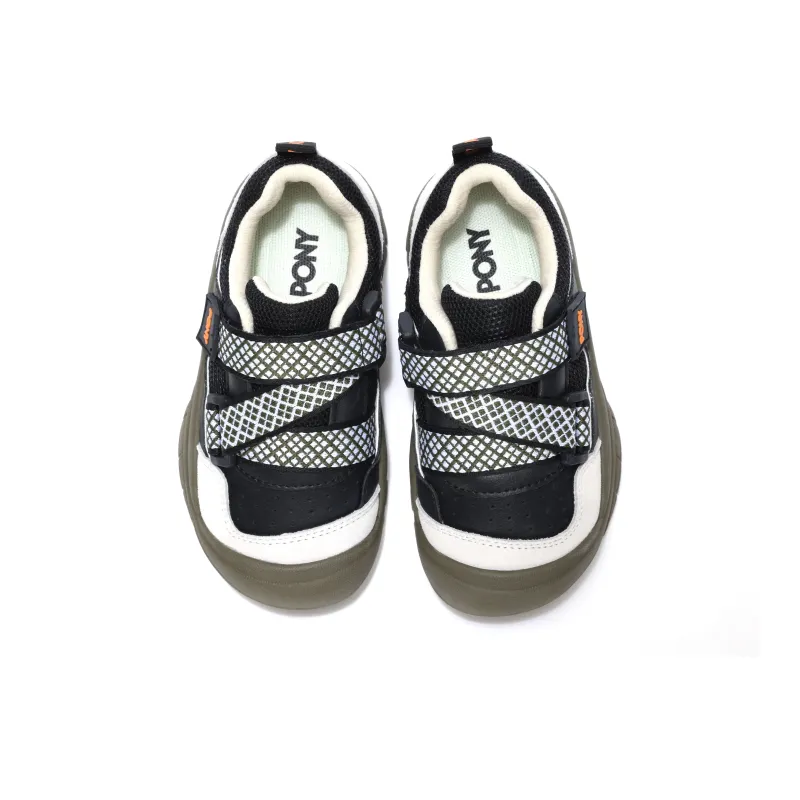 PONY CITY WINGS Slip Resistant Breathable Low Top Kids' Outdoor Shoes Black Kids'-3
