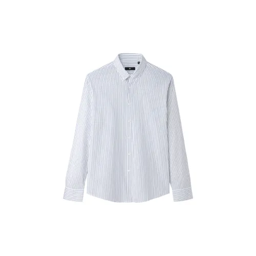 HLA Shirts Men White Striped G2