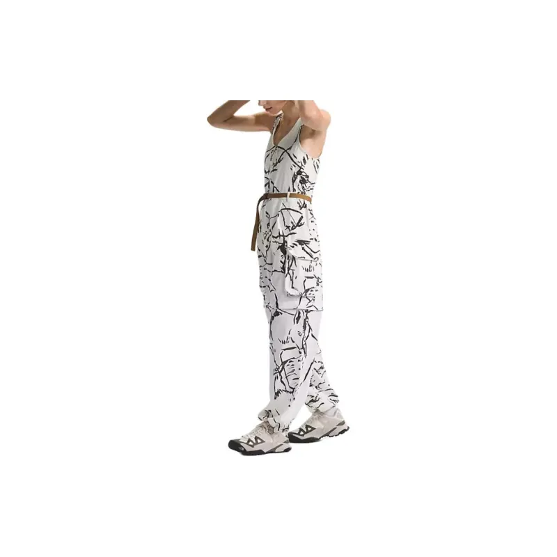 THE NORTH FACE Class V Pathfinder One-Piece Jumpsuit Women's White Sand Dune-3