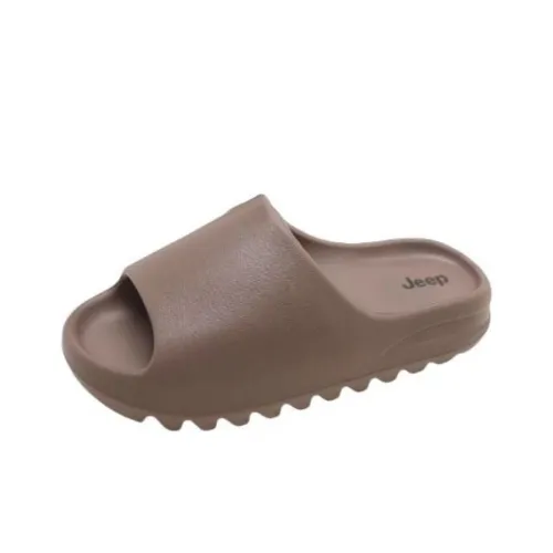 Jeep Slide Slippers Unisex Chocolate