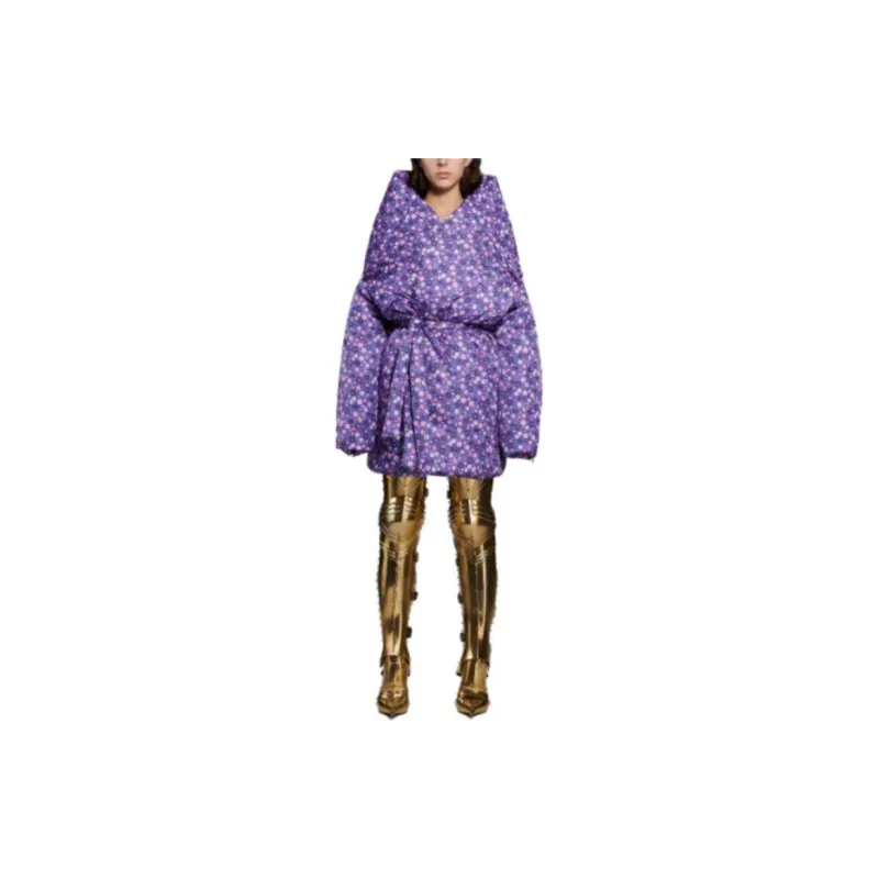 Balenciaga Jackets & Coats Regular Fit Women's Purple-2