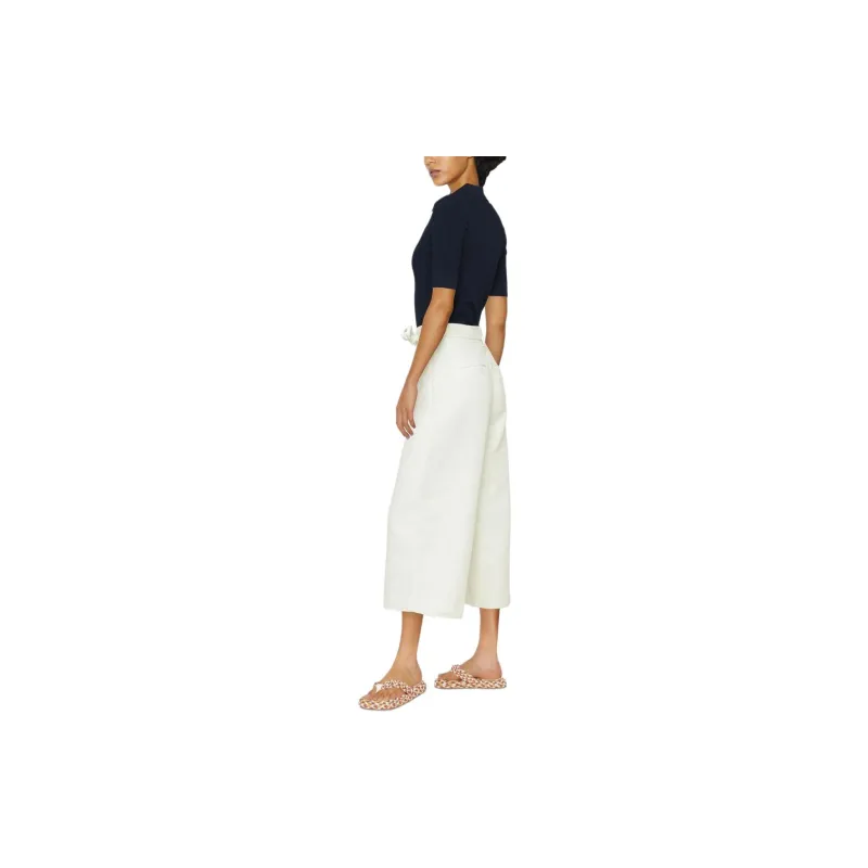 VINCE Cropped Panama Trousers-2