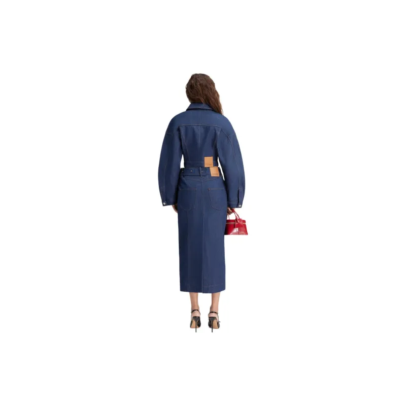Jacquemus La Veste De Nîmes Obra 'Navy/Brown'-2
