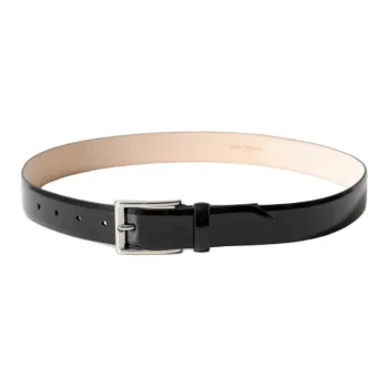Maison Margiela Cow Leather Leather Belts Men's Black 3CM