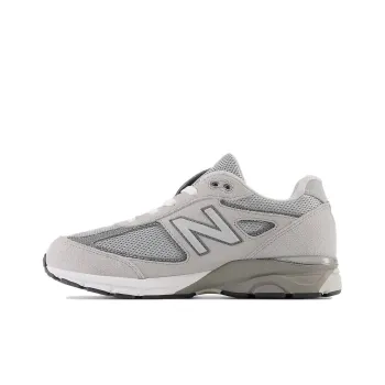 New Balance NB 990 V4 Slip Resistant Cushioning Low Top Kids' Running Shoes Cool Gray & Silver Thread Teenagers